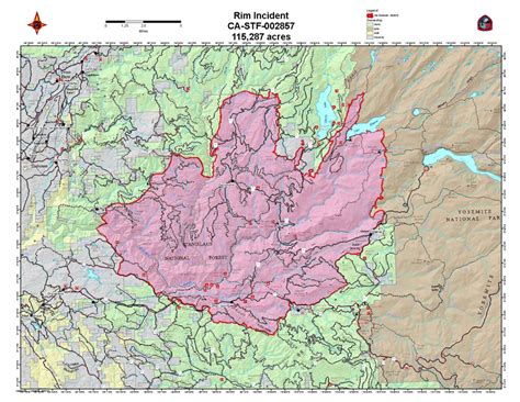 Intuitive fred888: Fire Map for Rim Fire in Yosemite