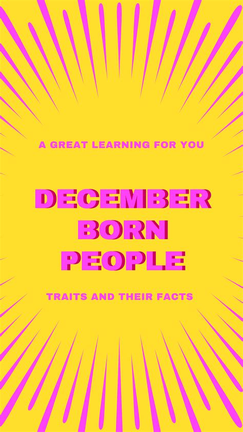 December Born People Traits and Facts You May Not Know