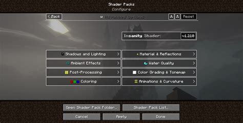 🎃 Insanity Shader Screenshots - Shaders - Minecraft