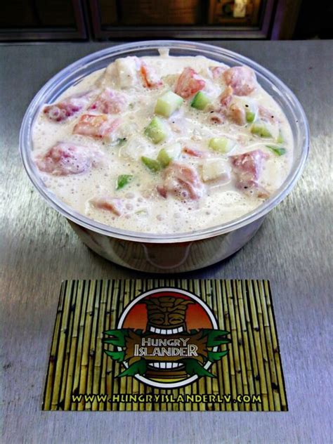 Delicious Oka (Samoan raw fish salad) from Hungry Islander in Las Vegas. Yum! | Hawaiian food ...