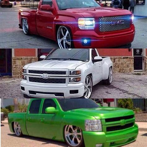 GMC, Chevrolet, Chevy, Pickup Truck | Dropped trucks, Lowered trucks, Cars trucks