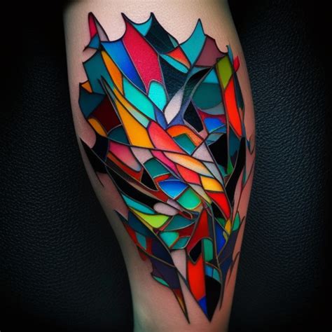 68 Stained Glass Tattoo Ideas - TattooClue.com