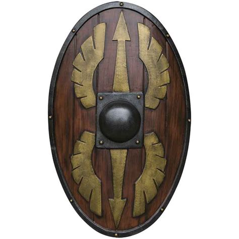 Roman LARP Woodgrain Scutum Shield - MCI-3312 - Medieval Collectibles