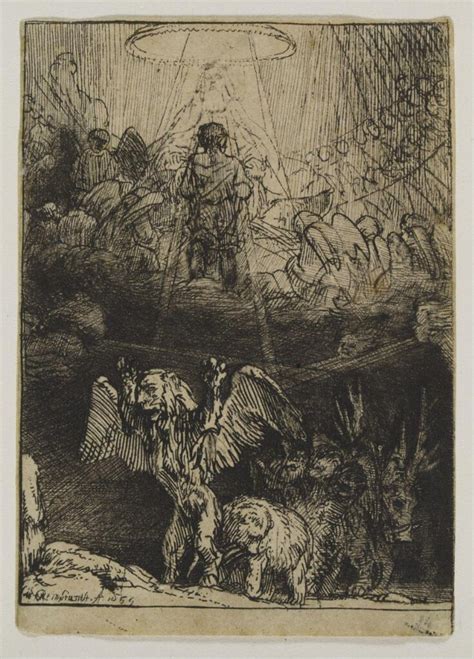 Daniel's Vision of the Four Beasts | Rembrandt van Rijn | Rembrandt van ...