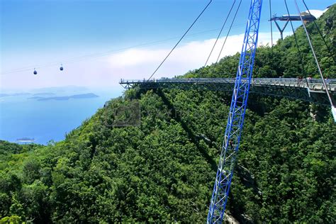 Langkawi Sky Bridge, Langkawi island, Malaysia by donya_nedomam Vectors ...