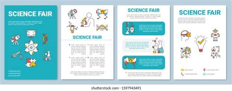 Science Fair Brochure Template University Research Stock Vector (Royalty Free) 1597943491 ...