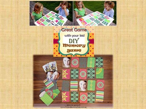 [DIY Easy Memory Game] Best for young kids, this DIY game is great for ...