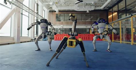 Boston Dynamics' Robot Dance Video Remixed Into Binary Robot Apocalypse Song - borninspace