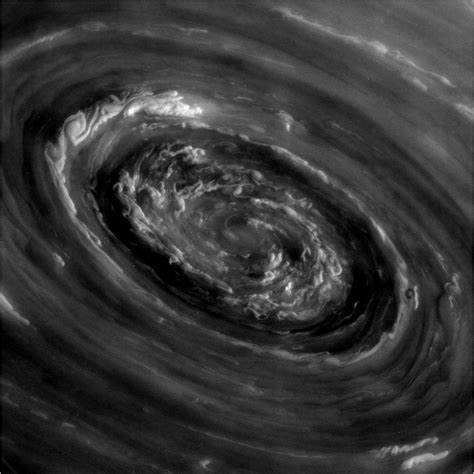 A look up at the Saturn's north pole | Space Sparklings