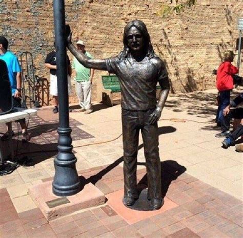 Standing on the corner in Winslow Arizona (for always) | Eagles music, Statue, Frey