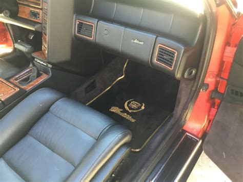 1992 Cadillac Allante Red Convertible Black interior 46,500 miles ...