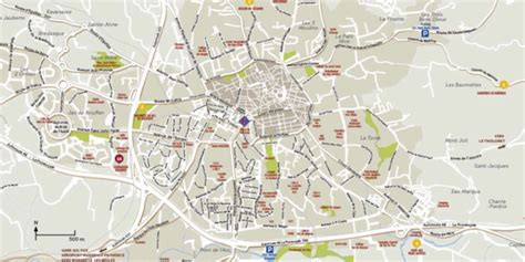 Map Of Aix En Provence City Centre - China Map Tourist Destinations