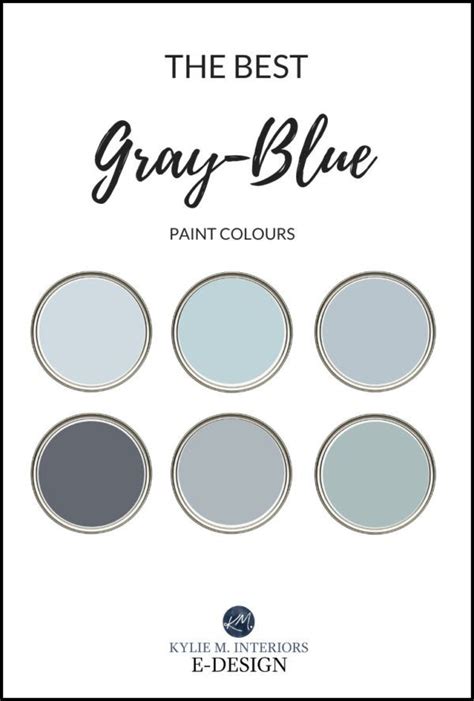 The 10 Best Blue-Gray Paint Colours: Calming, Relaxing and Cool in 2020 | Blue gray paint colors ...
