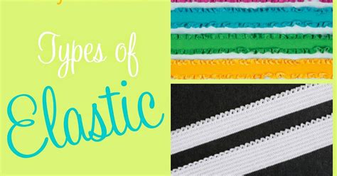 Create Kids Couture: Types of Elastic