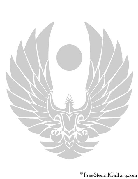 Star Trek - Romulan Republic Insignia Stencil | Free Stencil Gallery