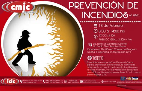 3. PREVENCIÓN DE INCENDIOS – Cámara Mexicana de la Industria de la Construcción