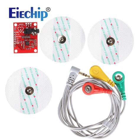 Ecg module AD8232 ecg measurement pulse heart ecg monitoring sensor module kit-in Sensors from ...