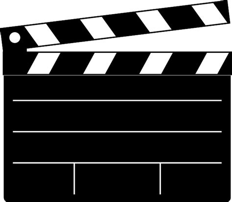 Clapperboard Black Cut · Free vector graphic on Pixabay