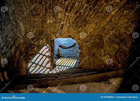 A Sleeping Hammock in Edinburgh Castle Prison Dungeon Stock Photo ...