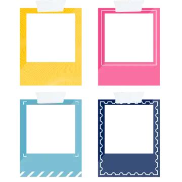 Photocall Frame Polaroid With Any Color And Design, Photocall, Polaroid, Photo Border PNG ...