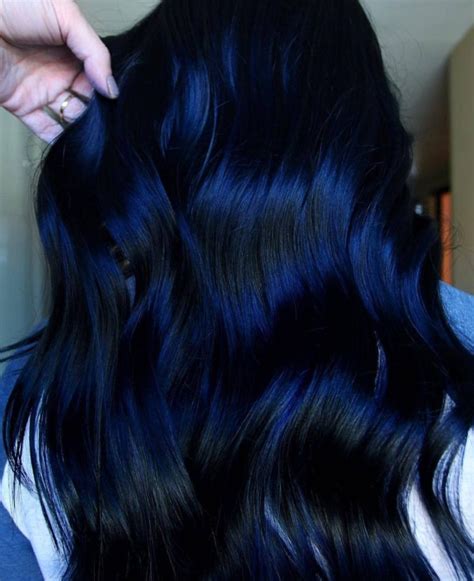 Hairstyle Trends - 28 Stunning Midnight Blue Hair Colors (Photos ...