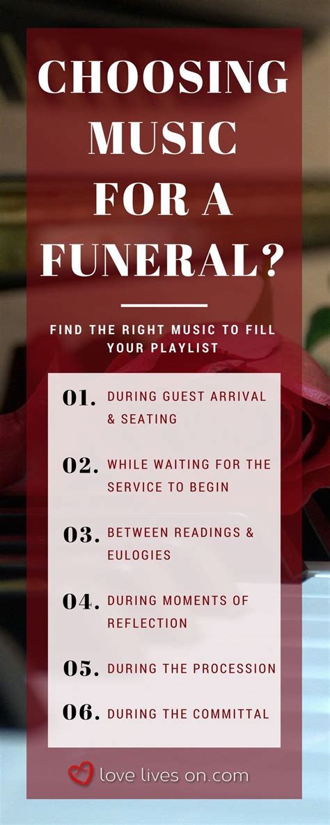 Click to browse over 200+ popular funeral songs in a variety of different helpful categories to ...