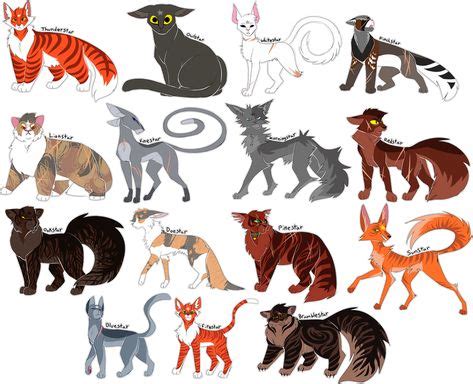 Every Thunderclan Leader Ever! by Draikinator on DeviantArt | Warrior ...