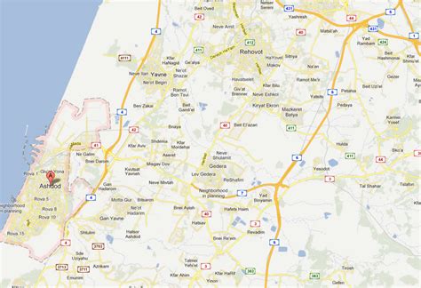 Ashdod Map - Israel