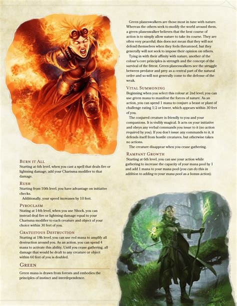 DnD 5e Homebrew — MTG Planeswalker class by DersitePhantom Rest of ...