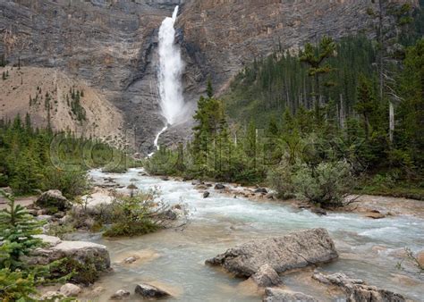 Image of the Takakkaw Falls, the second ... | Stock image | Colourbox