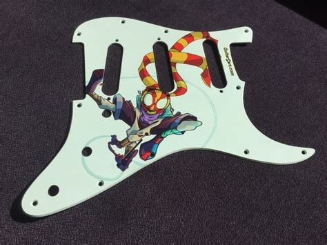 Custom Pickguard Design Winner week 50 | Custom guitars, Pickguard, Custom