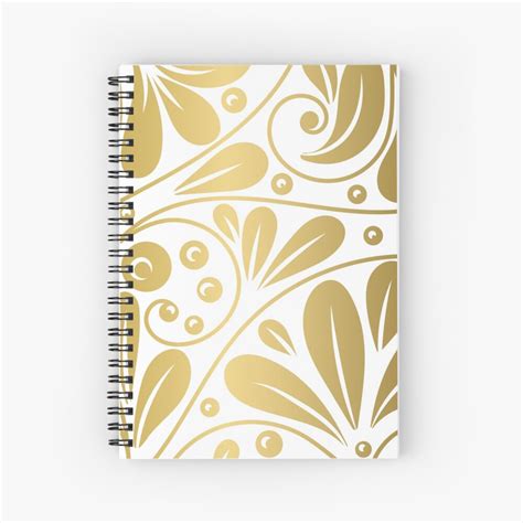 Golden rustle. Decorative golden pattern with abstract leaves. Design ...