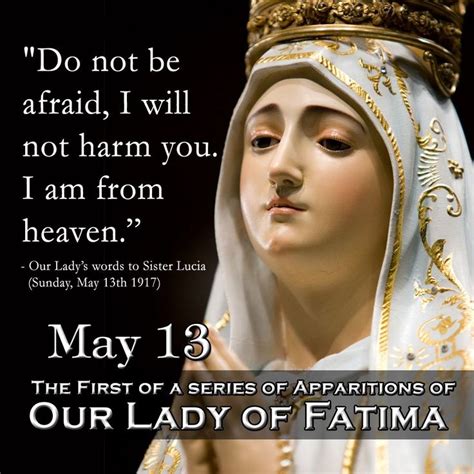 First Apparition of the Virgin Mary at Fatima : Sunday, May 13th, 1917 ...