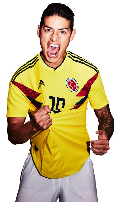 James Rodriguez Colombia football render - FootyRenders