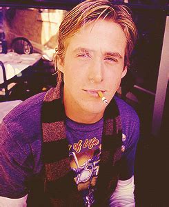 Ryan Gosling totally has a lazy eye. It’s mean...