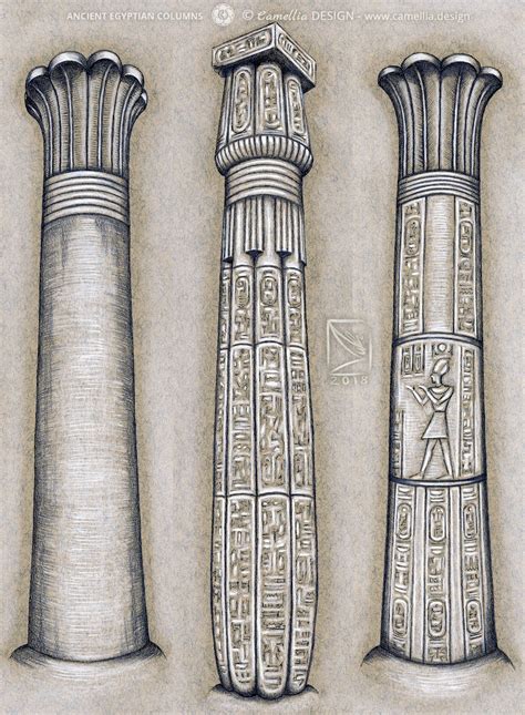 ArtStation - ANCIENT EGYPTIAN COLUMNS