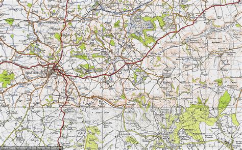 Historic Ordnance Survey Map of Ludwell, 1940