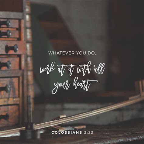 Colossians 3:23-24 Wallpapers - Wallpaper Cave