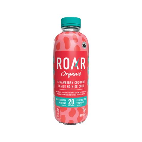 Roar Strawberry Coconut Electrolyte Drink 532 ml