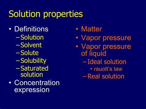 PPT - Solution properties PowerPoint Presentation, free download - ID ...