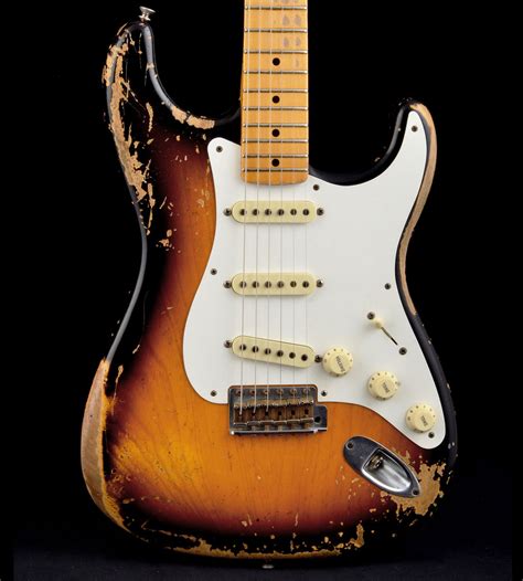 Fender Custom Shop '57 Heavy Relic Stratocaster - 2 Tone Sunburst – Angel City Guitars