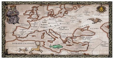 Dark Ages Vampire - Europe Map - [PDF Document]