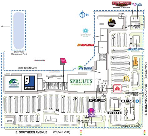 Southern Palms Shopping Center - store list, hours, (location: Tempe ...