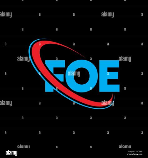 FOE logo. FOE letter. FOE letter logo design. Initials FOE logo linked ...