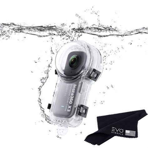 Insta360 X3 Invisible Dive Case(New) - Waterproof Up to 50m (164ft) – EVOGimbals.com