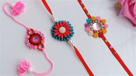 How To Make Beautiful Rakhi At Home \\ DIY Rakhi Making Ideas - YouTube