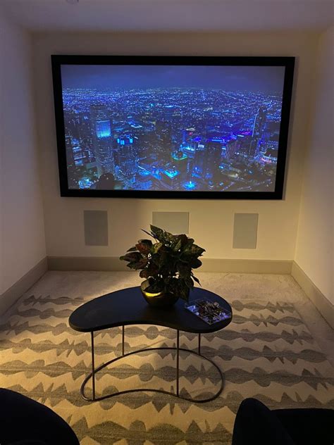 Home Theater Setup Projector and Screen installation - Installation ...