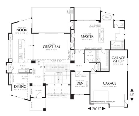 House Plan 1410 -The Norcutt Small Modern House Plans, Modern Floor Plans, House Floor Plans ...