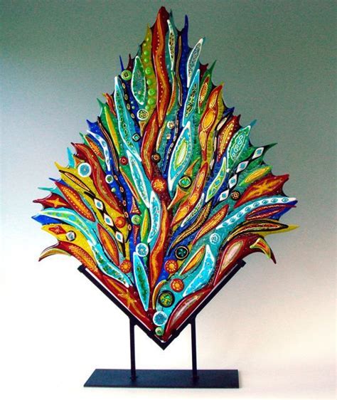 Fused glass art, Fused glass artwork, Glass art projects