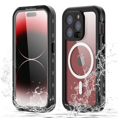 ELEHOLD for iPhone 15 Pro Waterproof Case, Built-in Screen Protector ...